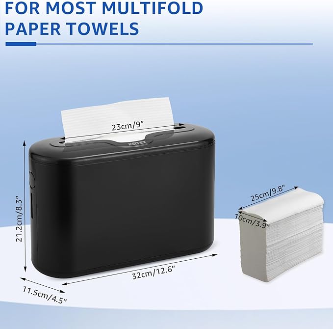 Countertop Paper Towel Holder, Commercial Paper Towel Dispenser, Multifold Trifold Z-Fold Paper Towel Holder, Napkin Holder Dispenser, Hand Towel Dispenser for Home Kitchen Restaurant