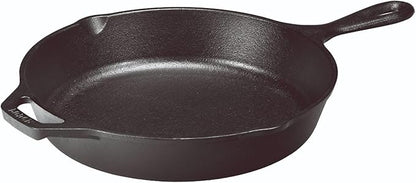 Lodge Seasoned Cast Iron Skillet 10.25 Inches - PFAS-Free, Non-Toxic Cookware - Use with an Oven, Stove, Grill, or Campfire - Naturally Non-Stick & Oven Safe