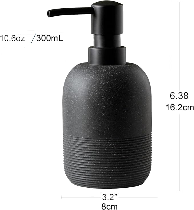 GalDal Soap Dispenser Black,Hand Soap Lotion Dispenser for Bathroom Countertop,Soap Dispenser for Kitchen. - Image 6
