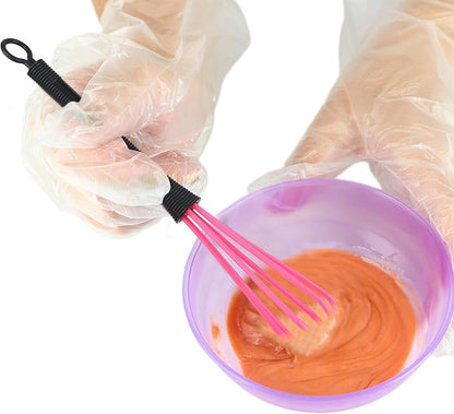 12 Pack Hair Color Whisk Mini Whisk for Hair Dye Color Mixing Christmas Gifts 7 x 1.2 in Salon Barber Plastic dressing Dye Kitchen Baking Cooking Mixer Tool - Image 4