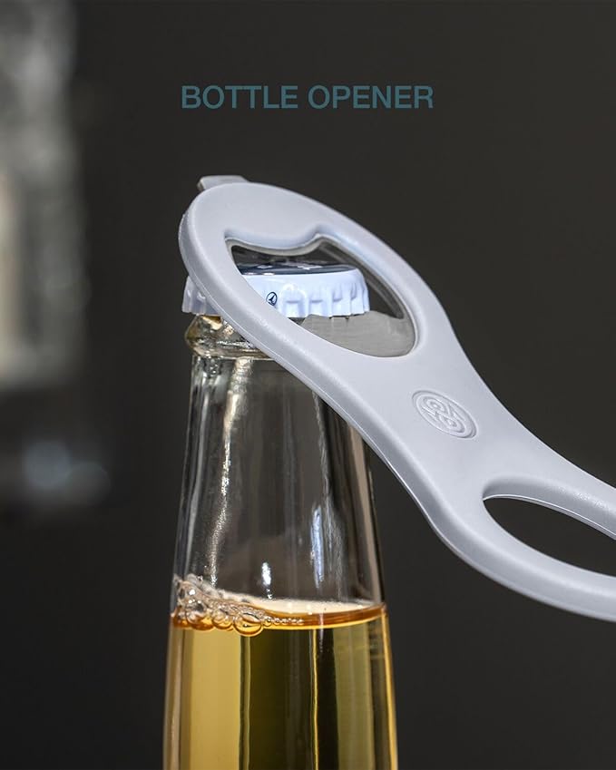 2 in 1 Magnetic Beer Bottle Opener for Refrigerator and RV with Cap Catcher, Soft Touch Silicone Surface Protect Fridge, Pop Can Soda Can Opener for Long Nails, Ideal Gift - Image 5