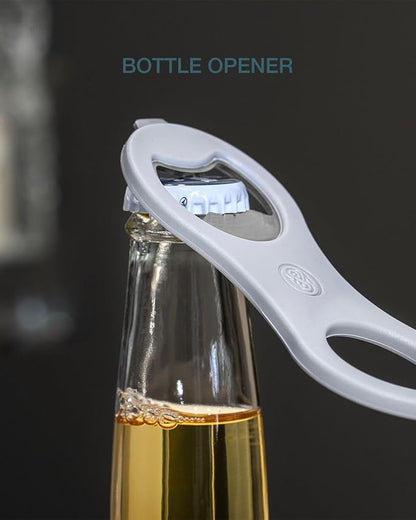 2 in 1 Magnetic Beer Bottle Opener for Refrigerator and RV with Cap Catcher, Soft Touch Silicone Surface Protect Fridge, Pop Can Soda Can Opener for Long Nails, Ideal Gift - Image 5