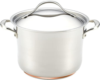 Anolon Stainless Steel & Hard Anodized Aluminum, Cookware Set (11 Piece) - Image 8