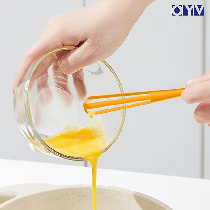 OYV multifunctional mini whisk,mini spoon,small whisks for cooking,tiny whisk 2 pieces,mini small wisk,for Blending,Whisking,Beating Ingredients, Mixing Sauces - Image 8