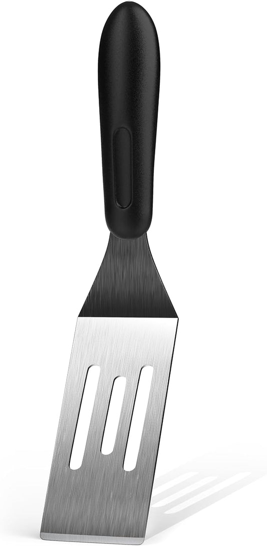 Small Spatula, Mini Serving Spatula for Kitchen Use, Metal Spatula for Serving and Turning, Ideal for Pancakes, Brownies, Desserts, Cookie, Eggs or Small Pan
