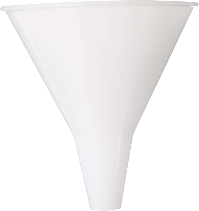 Hutzler Plastic Funnel, 32-Ounce Wide, Natural - Image 2