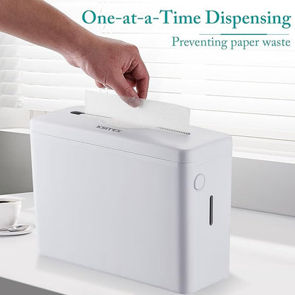 Paper Towel Dispenser Countertop, Multifold Trifold Z-Fold Paper Towel Holder, Hand Towel Dispenser for Kitchen Bathroom Commercial,Single Sheet Dispensing, Non-Slip Base
