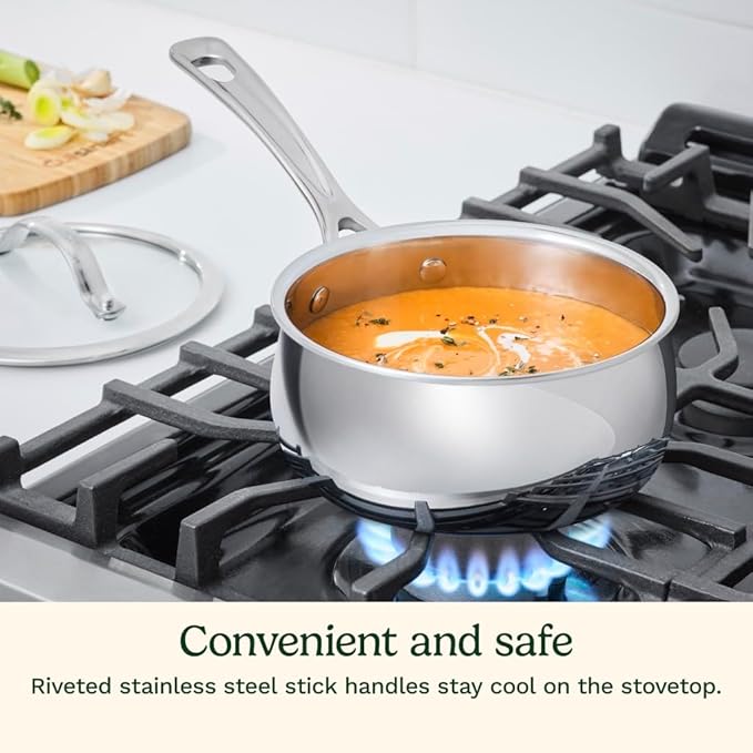 Cuisinart 12-Piece PureClad™ Triple-Ply Stainless Steel Cookware Set, PCT-12 - Image 8