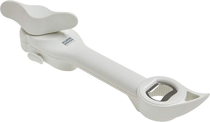 Kuhn Rikon 5-in-1 Auto Safety Master Opener for Cans, Bottles and Jars, White, 9 x 2.75 inches by KuhnRikon