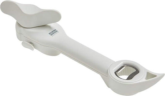 Kuhn Rikon 5-in-1 Auto Safety Master Opener for Cans, Bottles and Jars, White, 9 x 2.75 inches by KuhnRikon
