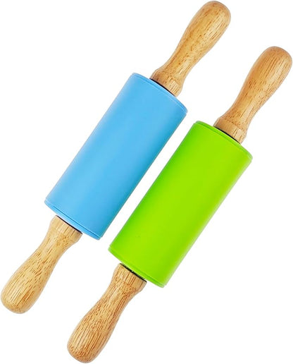 16 Pack Small Rolling Pin for Kids, Kids Rolling Pin for Home Kitchen (9 Inch) - Image 7