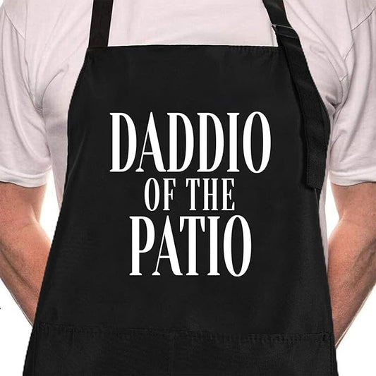 ZOORON Funny Cooking Chef Apron with Pockets BBQ Kitchen Work Aprons Birthday Father’s Day Grilling Gifts for Dad, Husband