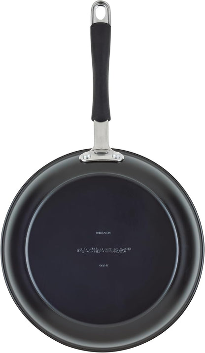 Rachael Ray Cucina Ceramic Cookware Set - 13 Pieces - Ceramic Pots and Pans Set w/Nonstick Frying Pans, Saute Pan, Saucepans, Stockpot, Lids, Pan Protectors & Cooking Utensils - Peppercorn - Image 11