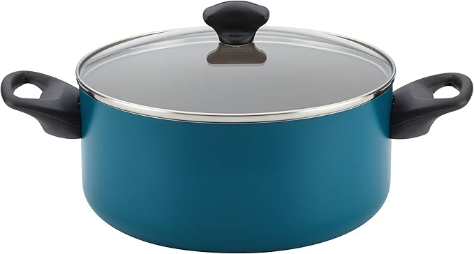 Farberware 20361 Dishwasher Safe Nonstick Cookware Set / Pots and Pans Set - 15 Piece, Blue - Image 14