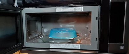 Rock 4 Pack of Microwave Plate Bowl Splatter Cover. Keep Your Microwave Clean While Heating Messy Items with Vented, Colorful Lids! (4100)