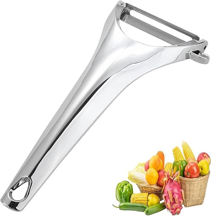 Vegetable Peeler Fruit Apple Potatoes Carrot Veggie Stainless Steel Peelers with Ergonomic Handle & Swivel Y-Shaped Blade Good Sturdy Kitchen Tool,Dishwasher Safe by ANMIOUHOME