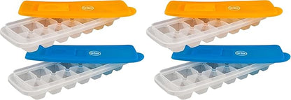 Chef Buddy Set of 2 Ice Cube Trays with Lids (Pack of 2)