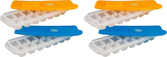 Chef Buddy Set of 2 Ice Cube Trays with Lids (Pack of 2)