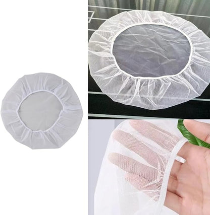 4 Pack Mesh Food Covers Portable Small Food Tents Top Screen Food Cover for Outdoors Camping Glass Food Storage Containers Meal Prep Container Food Storage Bins Countertop Fruit Bowl Plates