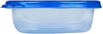 Glad GladWare Entree Food Storage Containers with Lids, Medium Square BPA Free Plastic for Meal Prep and Lunches, Lock Tight Seal, Microwave and Dishwasher Safe, 25 Oz, 5 Count - 2 Pack - Image 4