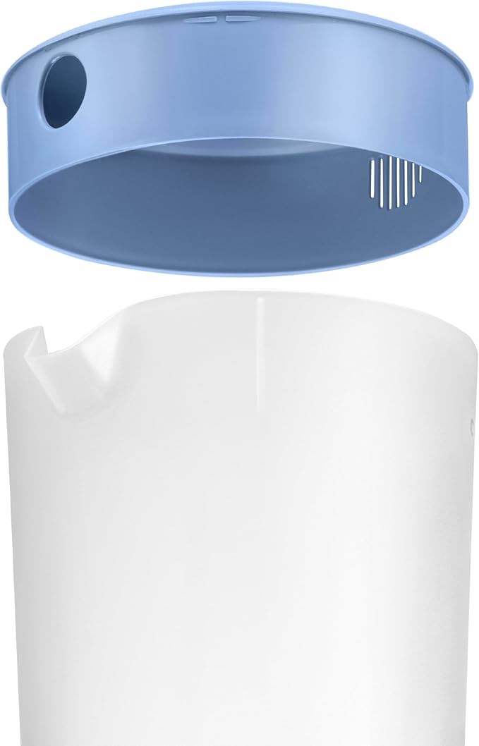 Tribello 1 Gallon Pitcher with Lid, Clear Plastic Water Pitcher with 3-Way Lid, Freezer/Dishwasher Safe, and BPA Free (1 Gallon) - Image 9