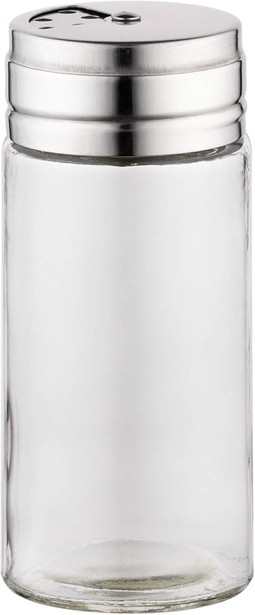 Fox Run 5167 Glass Spice Jar with Stainless Steel Shaker Lid, 6 Ounce, Clear Container for Seasonings, Small (Pack of 2) - Image 7