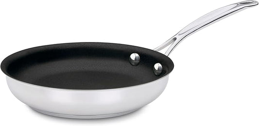 Cuisinart Chef's Classic 7" Stainless Steel Nonstick Skillet engineered with PURELYCERAMIC™, 722C-18NS