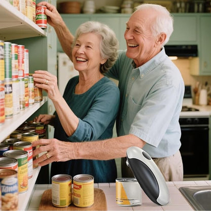 Electric Can Openers in 2026: Automatic Can Opener Electric with Rechargeable. The Can Opener Creates A Smooth Edge, Making It The Best Gift for Seniors And Kids. (White) - Image 9