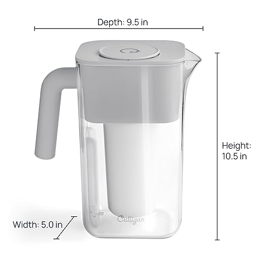 Culligan with ZeroWater Technology 10-Cup Water Filter Pitcher – Includes 5-Stage Advanced Water Filter, IAPMO Certified to Reduce Lead, Total PFAS (Forever Chemicals), Mercury, Fluoride, and Chlorine - Image 10