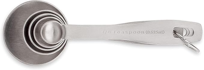 husMait Stainless Steel Measuring Spoons - 5 Piece Heavy Duty Measuring Spoon Set for Dry Food, Spices or Liquids - Image 2