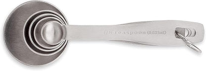 husMait Stainless Steel Measuring Spoons - 5 Piece Heavy Duty Measuring Spoon Set for Dry Food, Spices or Liquids - Image 2