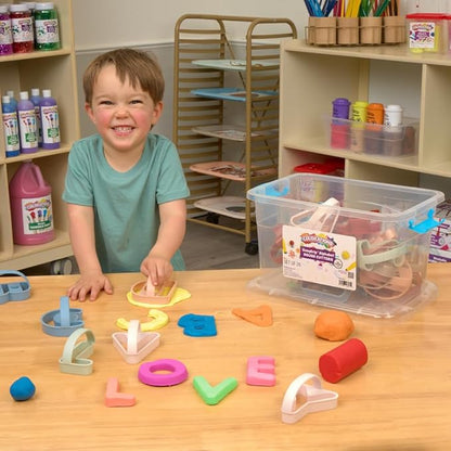 Colorations EasyGrip Alphabet Dough Cutters - Set of 26