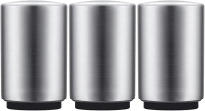 3PCS Premium Automatic Beer Bottle Opener, Magnet Stainless Steel Push Down Off Soda Lid Open Magnetic Catching No Damage Caps, Portable Pop the Top Bar Tools for Home Wine Accessories Picnic Camping by Swaytail