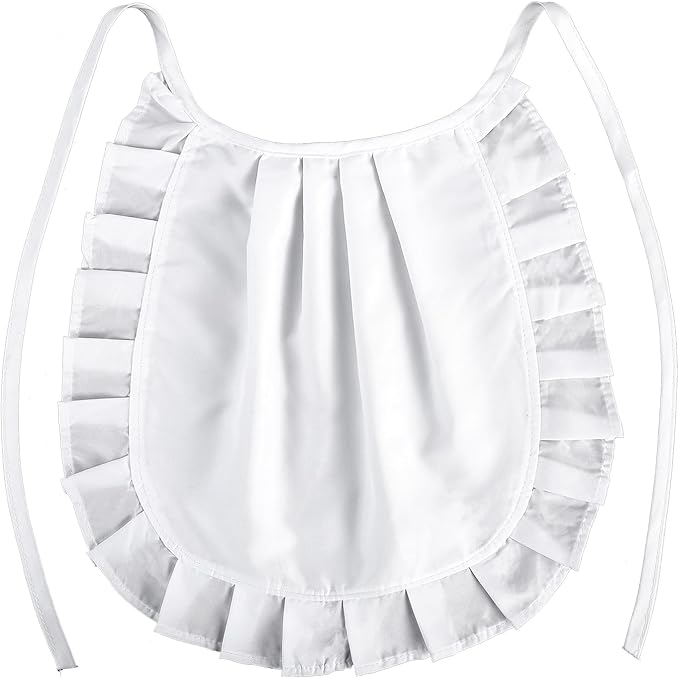 White Apron Cosplay, Waist Half Apron Puffy Tight Costume, Maid Aprons Kitchen Party Favors