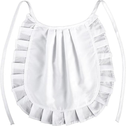 White Apron Cosplay, Waist Half Apron Puffy Tight Costume, Maid Aprons Kitchen Party Favors