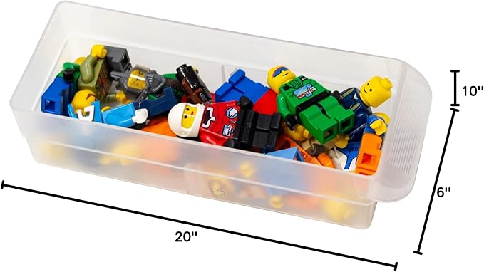 Akro-Mils 26-Drawer Plastic Drawer Storage Cabinet for Garage Organization, Bead Organizer, Building Bricks Storage, Teacher Toolbox, Makeup Organizer, 20-Inch W x 6-Inch D x 10-Inch H, 10126 Black - Image 19