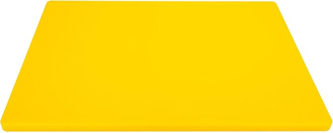 Thirteen Chefs Large 18 x 12 Yellow Cutting Board - Professional 1/2 Inch Thick HDPE for Poultry and Chicken - Food Service and Restaurant Certified - Image 2