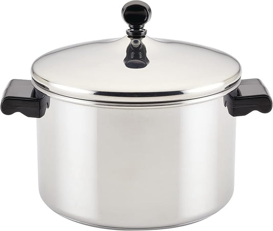 Farberware Classic Stainless Steel 4-Quart Covered Saucepot - - Silver by Farberware