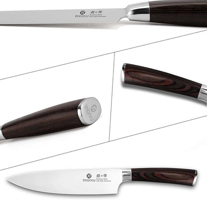 imarku Japanese Chef Knife - Sharp Kitchen Knife 8 Inch Chef's Knives HC Steel Paring Knife, Unique Gifts for Men and Women, Gifts for Mom or Dad, Kitchen Gadgets with Gift Box, Mothers Day Gifts - Image 6