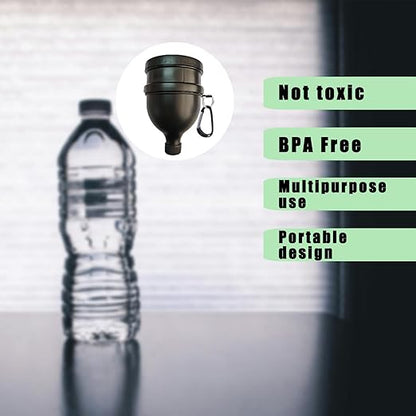 Protein Powder Container to Go - Mini with Keychain and Keyring for Water Bottles & Shakers(150ml) - Image 4