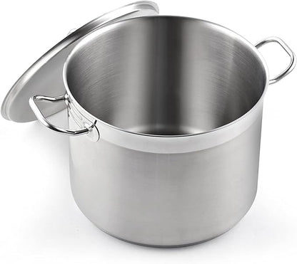 Cooks Standard Stockpots Stainless Steel, 8 Quart Professional Grade Stock Pot with Lid, Silver by CooksStandard