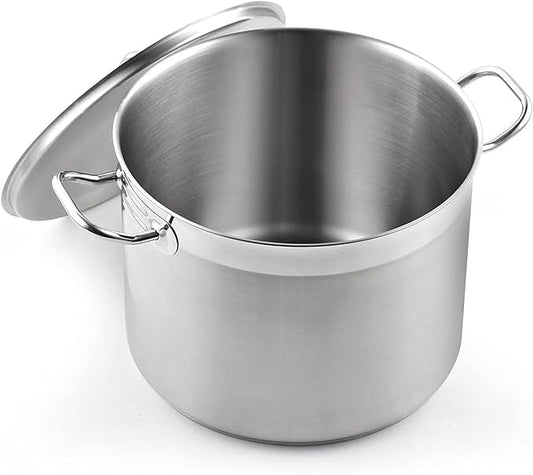 Cooks Standard Stockpots Stainless Steel, 8 Quart Professional Grade Stock Pot with Lid, Silver by CooksStandard