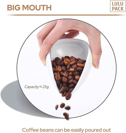 Lulupack Coffee Bean Dosing Cup with 20ML Spray Bottle, Coffee Measuring Cups & Espresso Bean Spritzer Kit