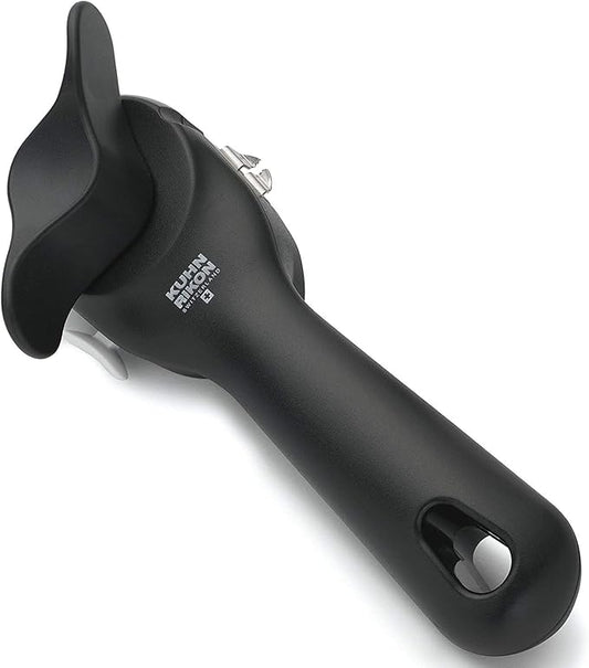 Kuhn Rikon Auto Safety LidLifter/Can Opener with Ring Pull, 8 x 2.5 x 2.75 inches, Black by KuhnRikon