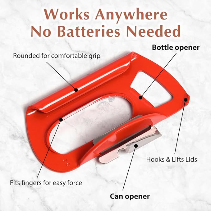 GANGY 2 in 1 Can Opener and Bottle Opener Made in Japan Steel Body with Stainless Steel Blade Compact Easy to Use Kitchen Tool (#300 Large)