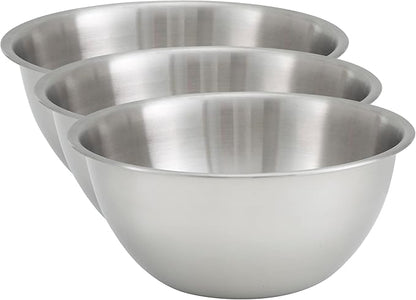 Winco Deep Mixing Bowl, 13-Quart (Pack of 3) by Fonteme