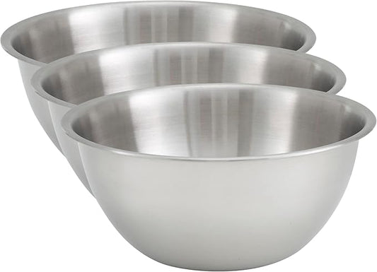 Winco Deep Mixing Bowl, 13-Quart (Pack of 3) by Fonteme