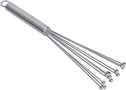 Restaurantware 10.5 in Stainless Steel Ball Whisk - 24 Pack - German Standard Egg Beater with Ergonomic Handle, Dishwasher Safe - Manual Mixer Cooking Whisk for Baking, Stirring, Sauces, Beating - Image 12