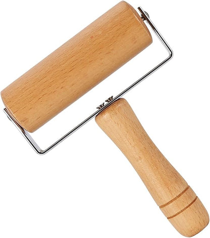 Small Rolling Pin, Pizza Dough Roller, Non Stick Wood Pastry Roller, Kitchen Wooden Rolling Pins for Baking Cooking Cookie Bread Tortilla Dumpling Fondant Clay (Style 3) - Image 3