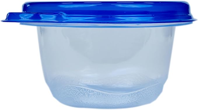 Glad GladWare Mini Round Food Storage Containers with Lids, Small BPA Free Reusable Plastic Snack Containers with Lock Tight Seal for Lunch, Portion Control, and On the Go, 4 Oz, 8 Count - 12 Pack - Image 3